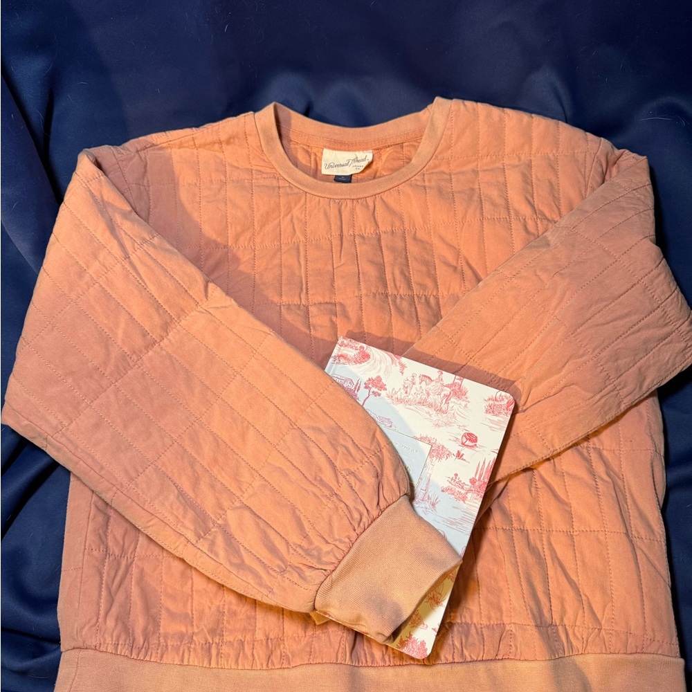 Universal Thread Oversized Pink Quilted Top Size S